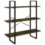 Estantería madera contrachapada roble ahumado 100x30x105 cm de vidaXL, Librerías y estanterías - Ref: Foro24-821321, Precio: ...