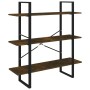 Regal aus geräuchertem Eichensperrholz, 100 x 30 x 105 cm von vidaXL, Bücherregale und Regale - Ref: Foro24-821321, Preis: 39...