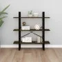 Estantería madera contrachapada roble ahumado 100x30x105 cm de vidaXL, Librerías y estanterías - Ref: Foro24-821321, Precio: ...