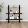 Regal aus geräuchertem Eichensperrholz, 100 x 30 x 105 cm von vidaXL, Bücherregale und Regale - Ref: Foro24-821321, Preis: 39...