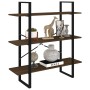 Regal aus geräuchertem Eichensperrholz, 100 x 30 x 105 cm von vidaXL, Bücherregale und Regale - Ref: Foro24-821321, Preis: 39...
