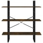 Regal aus geräuchertem Eichensperrholz, 100 x 30 x 105 cm von vidaXL, Bücherregale und Regale - Ref: Foro24-821321, Preis: 39...