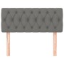 Kopfteil aus dunkelgrauem Stoff, 100 x 7 x 78/88 cm von vidaXL, Kopf- und Fußteile - Ref: Foro24-346327, Preis: 39,53 €, Raba...