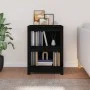 Estantería madera maciza de pino negra 50x35x68 cm de vidaXL, Librerías y estanterías - Ref: Foro24-821703, Precio: 68,59 €, ...