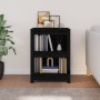 Estantería madera maciza de pino negra 50x35x68 cm de vidaXL, Librerías y estanterías - Ref: Foro24-821703, Precio: 69,49 €, ...