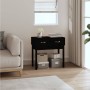 Solid black pine wood console table 76.5x40x75 cm by vidaXL, Side tables - Ref: Foro24-821753, Price: 76,90 €, Discount: %