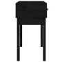 Solid black pine wood console table 76.5x40x75 cm by vidaXL, Side tables - Ref: Foro24-821753, Price: 76,90 €, Discount: %