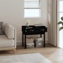 Solid black pine wood console table 76.5x40x75 cm by vidaXL, Side tables - Ref: Foro24-821753, Price: 76,90 €, Discount: %
