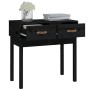 Solid black pine wood console table 76.5x40x75 cm by vidaXL, Side tables - Ref: Foro24-821753, Price: 76,90 €, Discount: %
