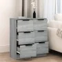 Sideboards 2 pcs Sonoma gray plywood 30x30x70 cm by vidaXL, Sideboards - Ref: Foro24-817015, Price: 86,58 €, Discount: %