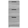 Sideboards 2 pcs Sonoma gray plywood 30x30x70 cm by vidaXL, Sideboards - Ref: Foro24-817015, Price: 86,58 €, Discount: %