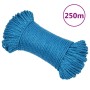 Blue polypropylene work rope 6 mm 250 m by vidaXL, Ropes and metal cords - Ref: Foro24-152965, Price: 45,52 €, Discount: %