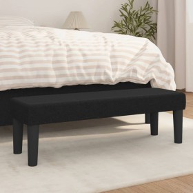 Black fabric bench 100x30x30 cm by vidaXL, Banks - Ref: Foro24-346646, Price: 54,07 €, Discount: %