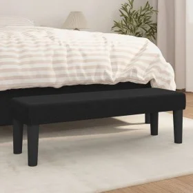 Black fabric bench 100x30x30 cm by vidaXL, Banks - Ref: Foro24-346646, Price: 53,07 €, Discount: %