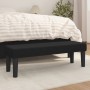 Banco de tela negro 100x30x30 cm de vidaXL, Bancos - Ref: Foro24-346646, Precio: 54,37 €, Descuento: %