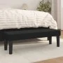Banco de tela negro 100x30x30 cm de vidaXL, Bancos - Ref: Foro24-346646, Precio: 53,07 €, Descuento: %