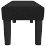 Banco de tela negro 100x30x30 cm de vidaXL, Bancos - Ref: Foro24-346646, Precio: 53,07 €, Descuento: %