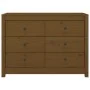 Beistellschrank aus massivem Kiefernholz, honigbraun, 100 x 40 x 72 cm von vidaXL, Sideboards - Ref: Foro24-821767, Preis: 17...