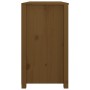 Beistellschrank aus massivem Kiefernholz, honigbraun, 100 x 40 x 72 cm von vidaXL, Sideboards - Ref: Foro24-821767, Preis: 17...