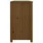 Beistellschrank aus massivem Kiefernholz, honigbraun, 100 x 40 x 72 cm von vidaXL, Sideboards - Ref: Foro24-821767, Preis: 17...