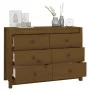 Beistellschrank aus massivem Kiefernholz, honigbraun, 100 x 40 x 72 cm von vidaXL, Sideboards - Ref: Foro24-821767, Preis: 17...