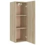 TV-Möbelset 4-teilig Sonoma-Eichensperrholz von vidaXL, TV-Möbel - Ref: Foro24-3114200, Preis: 154,31 €, Rabatt: %