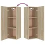 TV-Möbelset 4-teilig Sonoma-Eichensperrholz von vidaXL, TV-Möbel - Ref: Foro24-3114200, Preis: 154,31 €, Rabatt: %