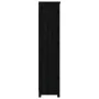 Solid black pine wood shelf 80x35x154 cm by vidaXL, Bookcases and shelves - Ref: Foro24-821693, Price: 146,69 €, Discount: %