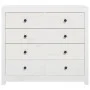 Beistellschrank aus massivem weißem Kiefernholz, 100 x 40 x 90 cm von vidaXL, Sideboards - Ref: Foro24-821770, Preis: 228,40 ...