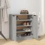 Sonoma gray plywood shoe cabinet 59x35x70 cm by vidaXL, Shoe racks and shoe organizers - Ref: Foro24-817103, Price: 76,87 €, ...