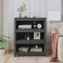 Regal aus massivem grauem Kiefernholz, 80 x 35 x 97 cm von vidaXL, Bücherregale und Regale - Ref: Foro24-821681, Preis: 113,4...