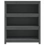 Regal aus massivem grauem Kiefernholz, 80 x 35 x 97 cm von vidaXL, Bücherregale und Regale - Ref: Foro24-821681, Preis: 113,4...