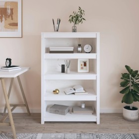 Regal aus massivem weißem Kiefernholz, 80 x 35 x 126 cm von vidaXL, Bücherregale und Regale - Ref: Foro24-821685, Preis: 140,...