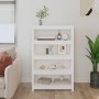 Regal aus massivem weißem Kiefernholz, 80 x 35 x 126 cm von vidaXL, Bücherregale und Regale - Ref: Foro24-821685, Preis: 140,...
