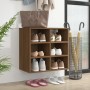 Oak brown shoe rack furniture 52.5x30x50 cm by vidaXL, Lockers and storage cabinets - Ref: Foro24-820512, Price: 48,10 €, Dis...