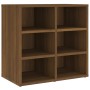 Eichenbrauner Schuhschrank 52,5x30x50 cm von vidaXL, Schließfächer und Lagerschränke - Ref: Foro24-820512, Preis: 48,10 €, Ra...