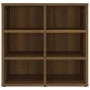 Eichenbrauner Schuhschrank 52,5x30x50 cm von vidaXL, Schließfächer und Lagerschränke - Ref: Foro24-820512, Preis: 47,36 €, Ra...