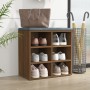 Oak brown shoe rack furniture 52.5x30x50 cm by vidaXL, Lockers and storage cabinets - Ref: Foro24-820512, Price: 48,10 €, Dis...