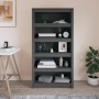Regal aus massivem grauem Kiefernholz, 80 x 35 x 154 cm von vidaXL, Bücherregale und Regale - Ref: Foro24-821691, Preis: 148,...