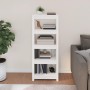 Regal aus massivem Weißkiefernholz, 50 x 35 x 125,5 cm von vidaXL, Bücherregale und Regale - Ref: Foro24-821710, Preis: 84,59...