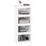 Regal aus massivem Weißkiefernholz, 50 x 35 x 125,5 cm von vidaXL, Bücherregale und Regale - Ref: Foro24-821710, Preis: 84,59...