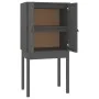 Hohes Sideboard aus massivem grauem Kiefernholz, 60 x 40 x 120 cm von vidaXL, Sideboards - Ref: Foro24-821746, Preis: 97,73 €...