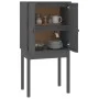 Hohes Sideboard aus massivem grauem Kiefernholz, 60 x 40 x 120 cm von vidaXL, Sideboards - Ref: Foro24-821746, Preis: 97,73 €...