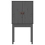 Tall sideboard solid gray pine wood 60x40x120 cm by vidaXL, Sideboards - Ref: Foro24-821746, Price: 98,86 €, Discount: %