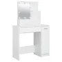 White plywood LED vanity set by vidaXL, Bedroom Dressers - Ref: Foro24-3114115, Price: 137,49 €, Discount: %