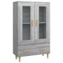 Hohes Sideboard aus grauem Sonoma-Sperrholz, 70 x 31 x 115 cm von vidaXL, Sideboards - Ref: Foro24-817478, Preis: 87,97 €, Ra...