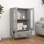 Hohes Sideboard aus grauem Sonoma-Sperrholz, 70 x 31 x 115 cm von vidaXL, Sideboards - Ref: Foro24-817478, Preis: 87,97 €, Ra...
