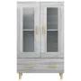 Hohes Sideboard aus grauem Sonoma-Sperrholz, 70 x 31 x 115 cm von vidaXL, Sideboards - Ref: Foro24-817478, Preis: 86,88 €, Ra...