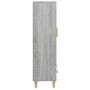 Hohes Sideboard aus grauem Sonoma-Sperrholz, 70 x 31 x 115 cm von vidaXL, Sideboards - Ref: Foro24-817478, Preis: 87,97 €, Ra...