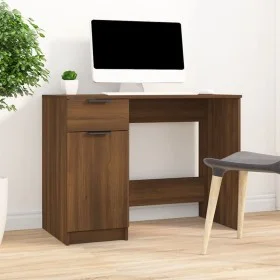 Schreibtisch aus braunem Eichensperrholz 100x50x75 cm von vidaXL, Schreibtische - Ref: Foro24-817128, Preis: 96,97 €, Rabatt: %